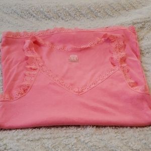 Large Pink Laced Tank